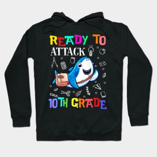 Ready To Attack 10th Grade Youth Hoodie